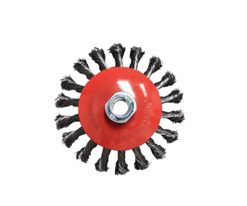 MAGMA M14 125mm Drátěný kartáč pro brusku, dráťák 125mm M14