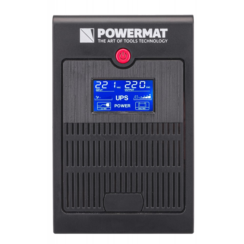 POWERMAT PM-UPS-800M Záložní zdroj pro PC servery s LCD (UPS) 800VA/480W