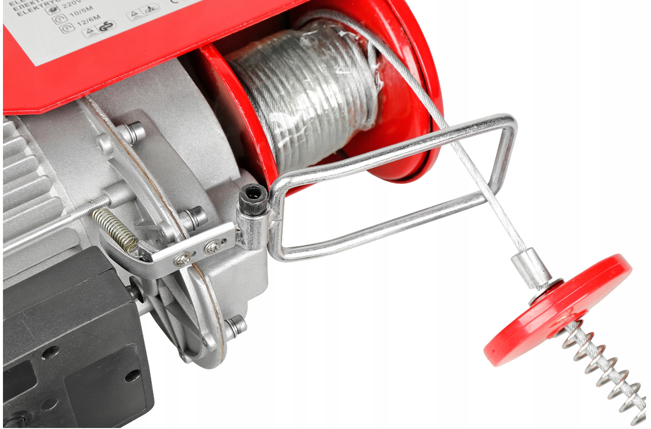 Eurocraft HJ202 LANOVÝ ELEKTRICKÝ NAVIJÁK kladkostroj zvedák 1600W 300kg