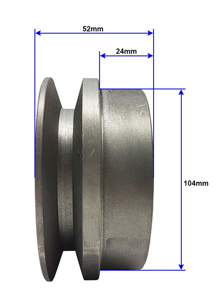MAR-POL M79480 Odstředivá spojka pro spalovací motor vibrační desky 115x20mm
