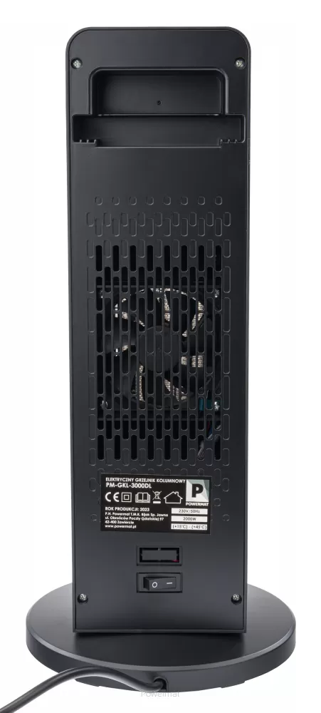 POWERMAT PM-GK-3500DLW Elektrický konvektorový ohřívač radiátor 2300W s termostatem WiFi
