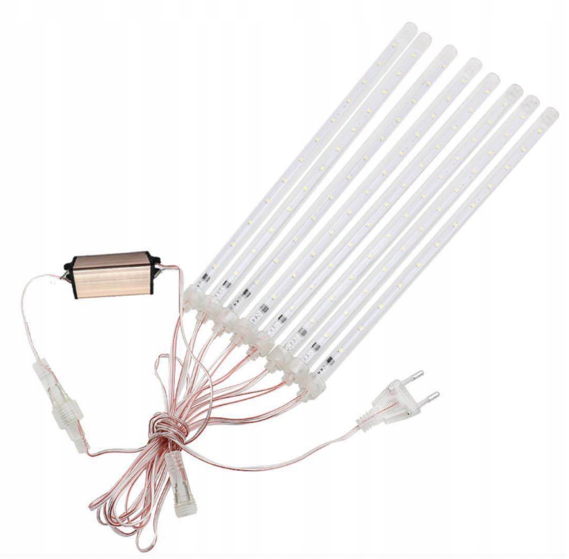 Irma LXL312 VÁNOČNÍ LED OSVĚTLENÍ PADAJÍCÍ SNÍH RAMPOUCHY 8ks modré