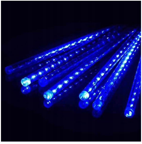 Irma LXL312 VÁNOČNÍ LED OSVĚTLENÍ PADAJÍCÍ SNÍH RAMPOUCHY 8ks modré