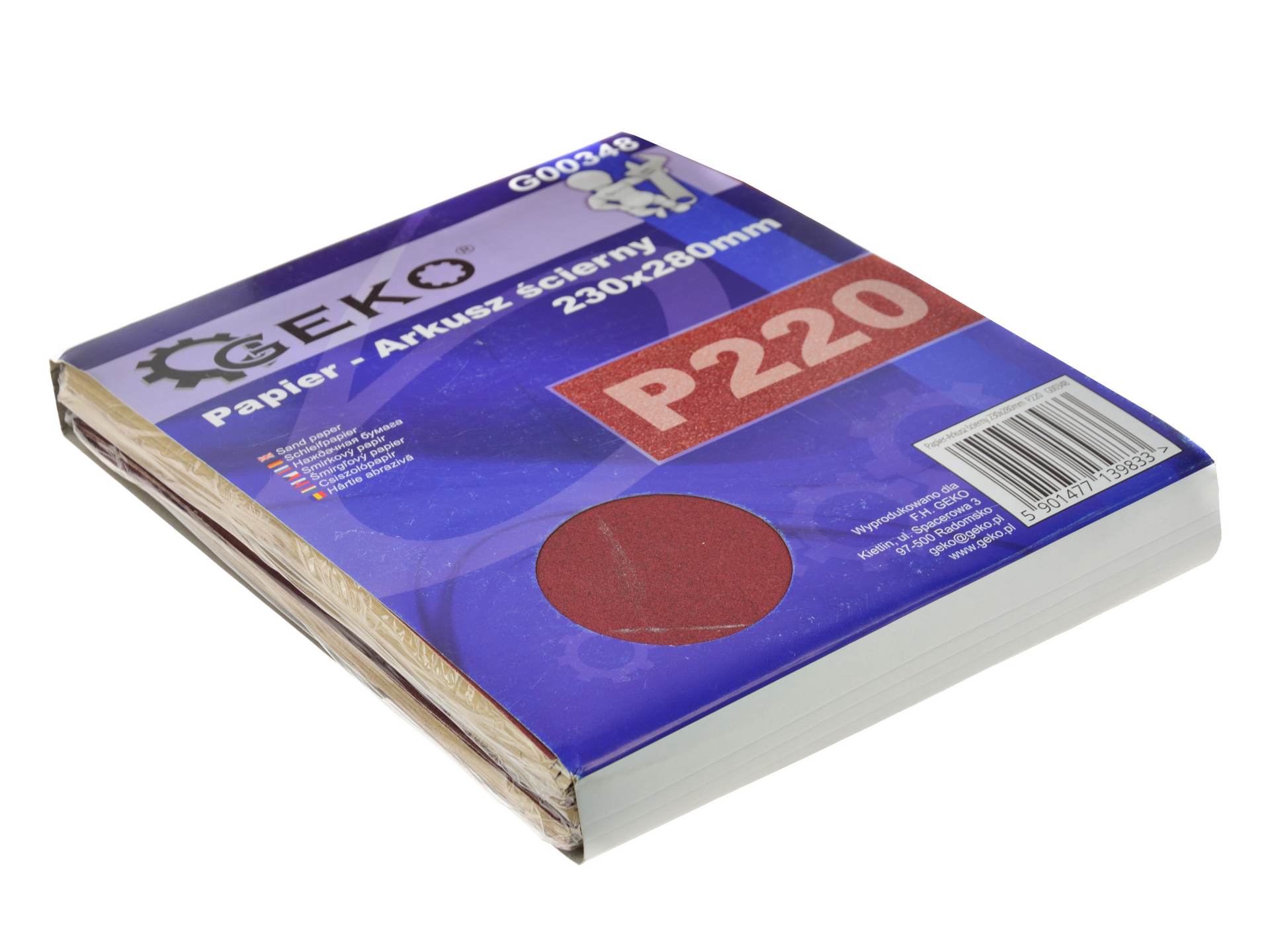 GEKO G00349 Brusný papír 230x280mm P240 100 kusů 