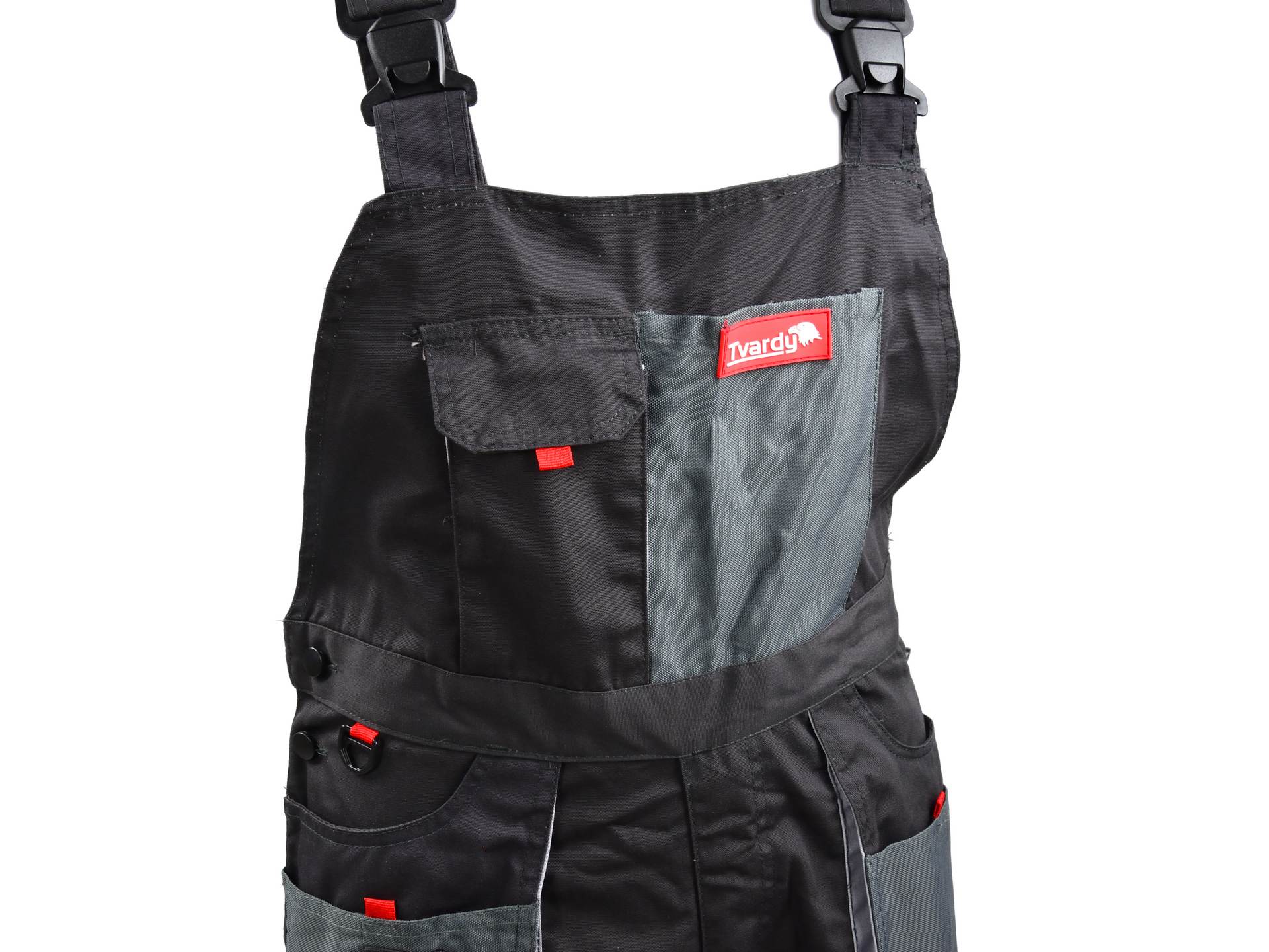 GEKO T01025 Pracovní montérky kalhoty s laclem TVARDY velikost XXL