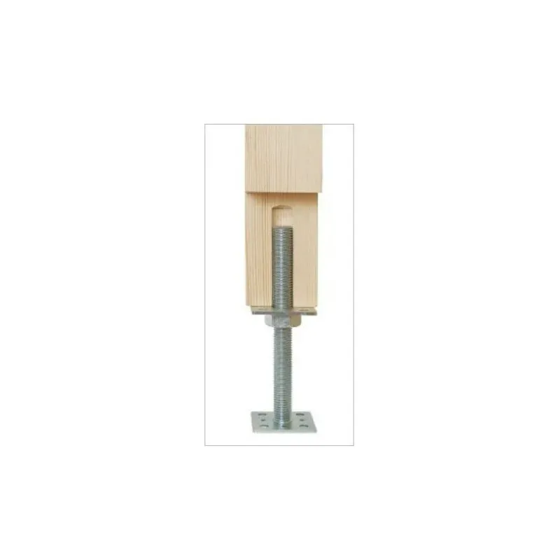 Irma UBK140 Základna držák pro sloupy trámy 2x 140x140x4 M20 x150mm