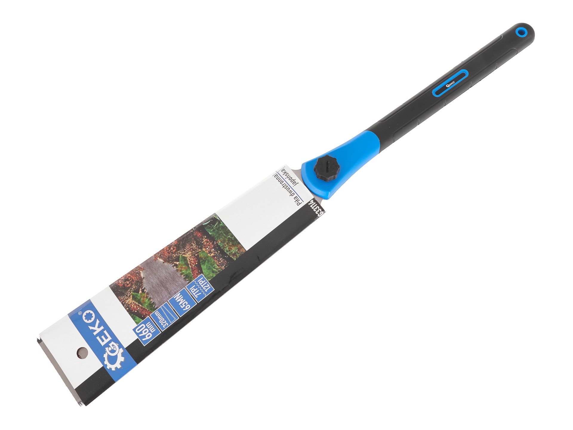 GEKO G33114 Oboustranná pila na dřevo japonská tesařská 320mm