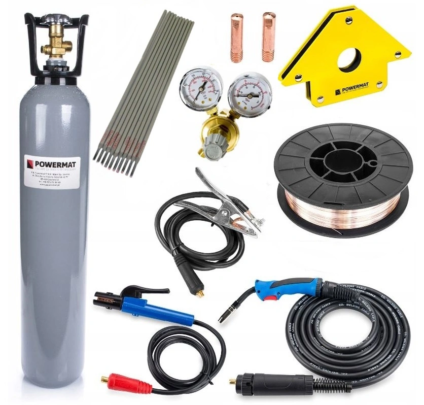 Powermat PM-IMG-230T INVERTOROVÁ SVÁŘEČKA MIG MAG TIG MMA 230A kukla sada