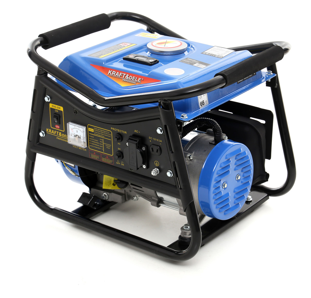 Kraft&Dele KD140 1500W Elektrocentrála Generátor proudu 3HP/2,2kW 12V/230V