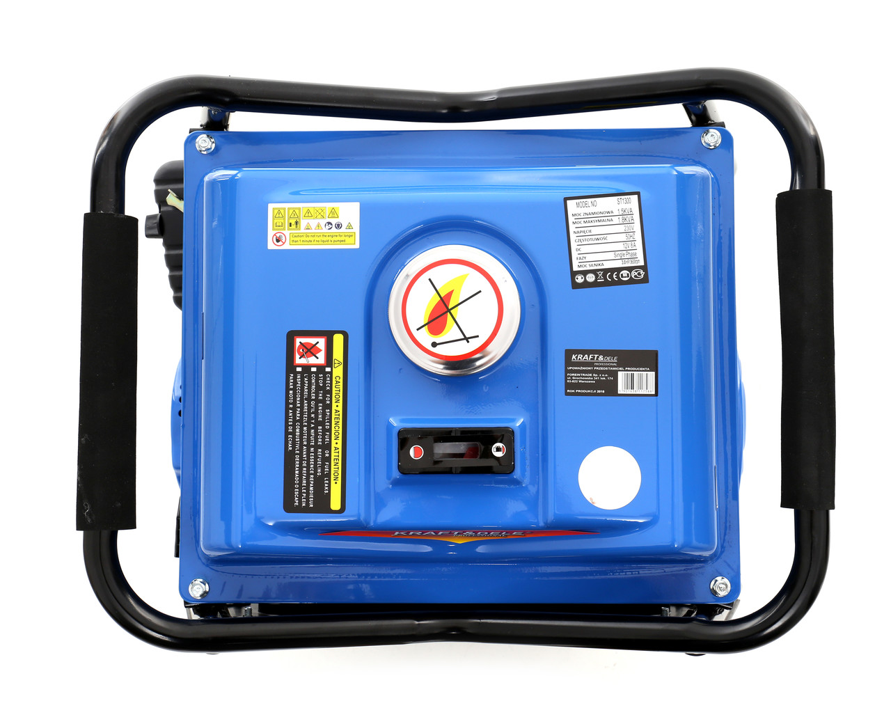Kraft&Dele KD140 1500W Elektrocentrála Generátor proudu 3HP/2,2kW 12V/230V