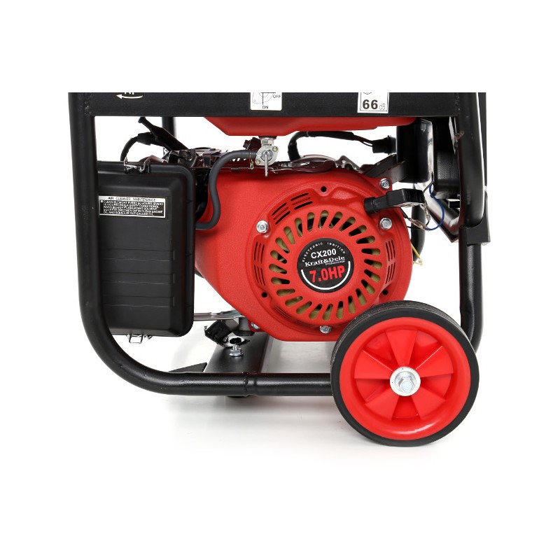 KRAFT&DELE KD138 Elektrocentrála 7HP GENERÁTOR PROUDU 230V 12V 3000W