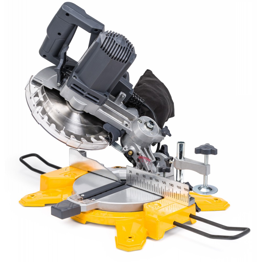 POWERMAT PM-UK-2100FR Pokosová pila na dřevo 2100W, řezačka, pilka