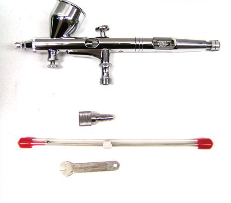 MAGMA TG-180 Airbrush stříkací pistole na malování nanášení barvy 2 trysky
