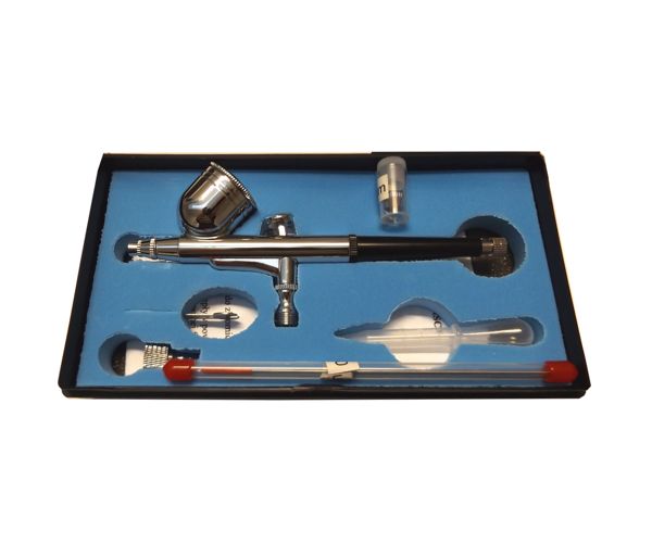 MAGMA TG136 Airbrush stříkací pistole sada malování nanášení barvy 0,3mm