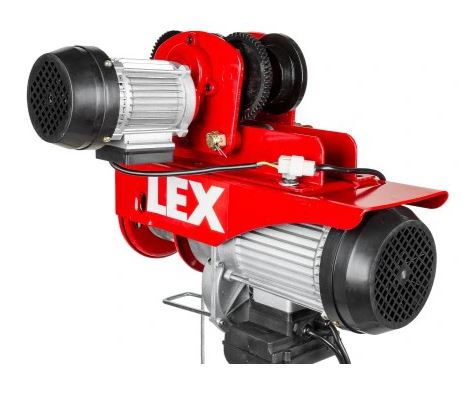LEX LXEH600TW Elektrický lanový naviják jeřáb kladkostroj 1600W