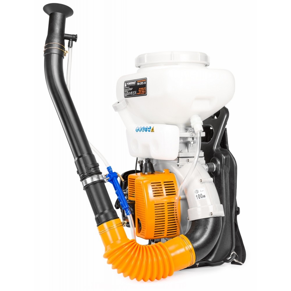 POWERMAT PM-OPS-20 20L Zahradní motorový benzinový postřikovač zádový 2,8kW