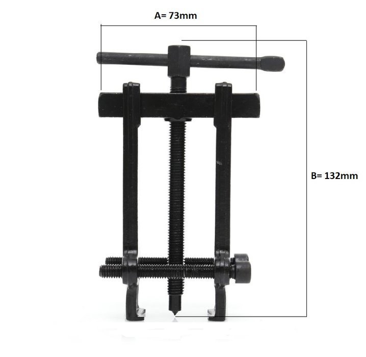 MAGMA 2-ramenný ruční stahovák ložisek 4" 80mm stahování ložiska