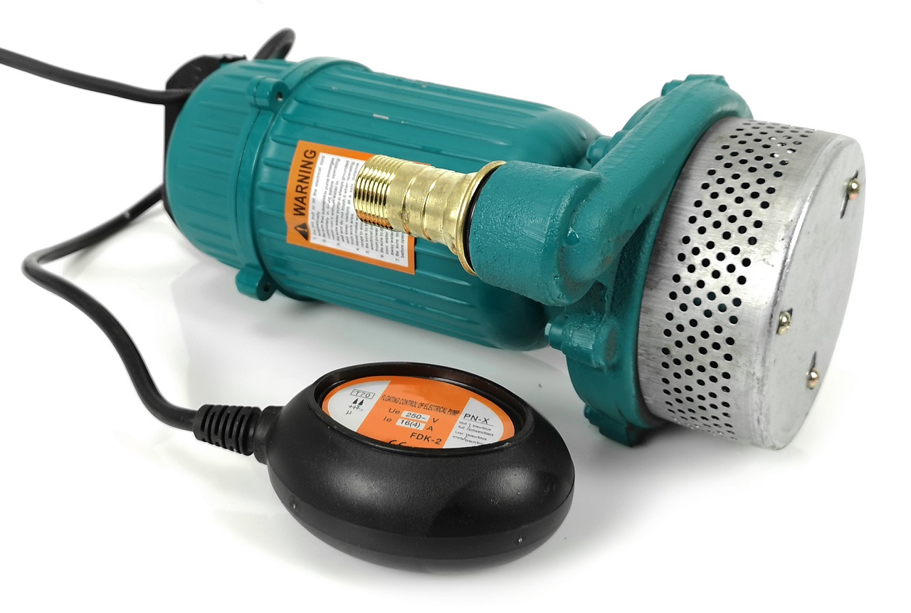 MAR-POL M79911 550W Čerpadlo ponorné na vodu s plavákom QDX1.5-16-0.37 + hadica PVC 100m 1"