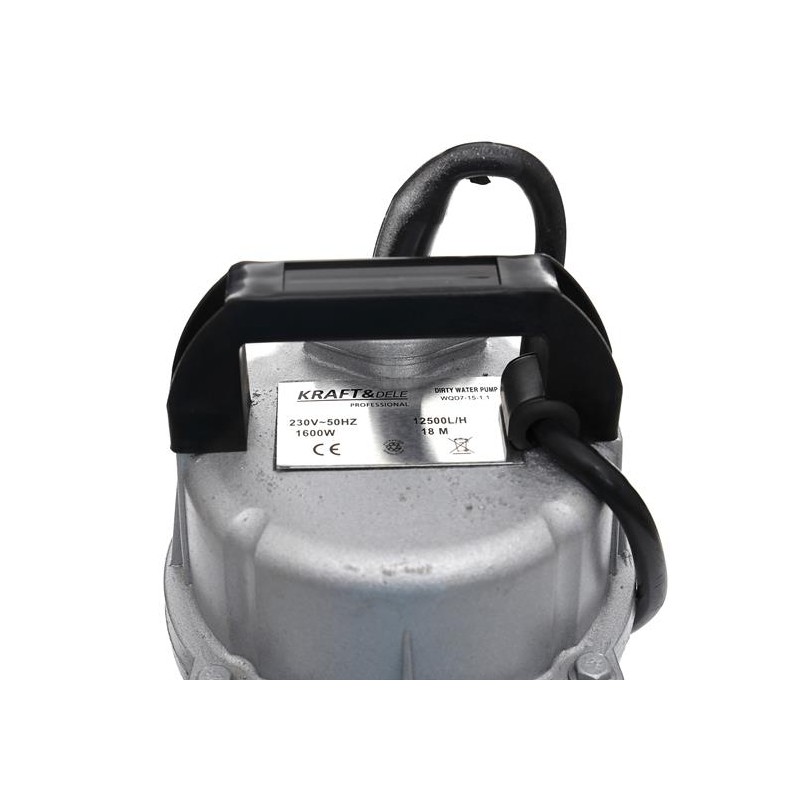 KRAFT&DELE KD767 Ponorné čerpadlo na vodu 230V 1600W + PVC Hadica 50m 1"