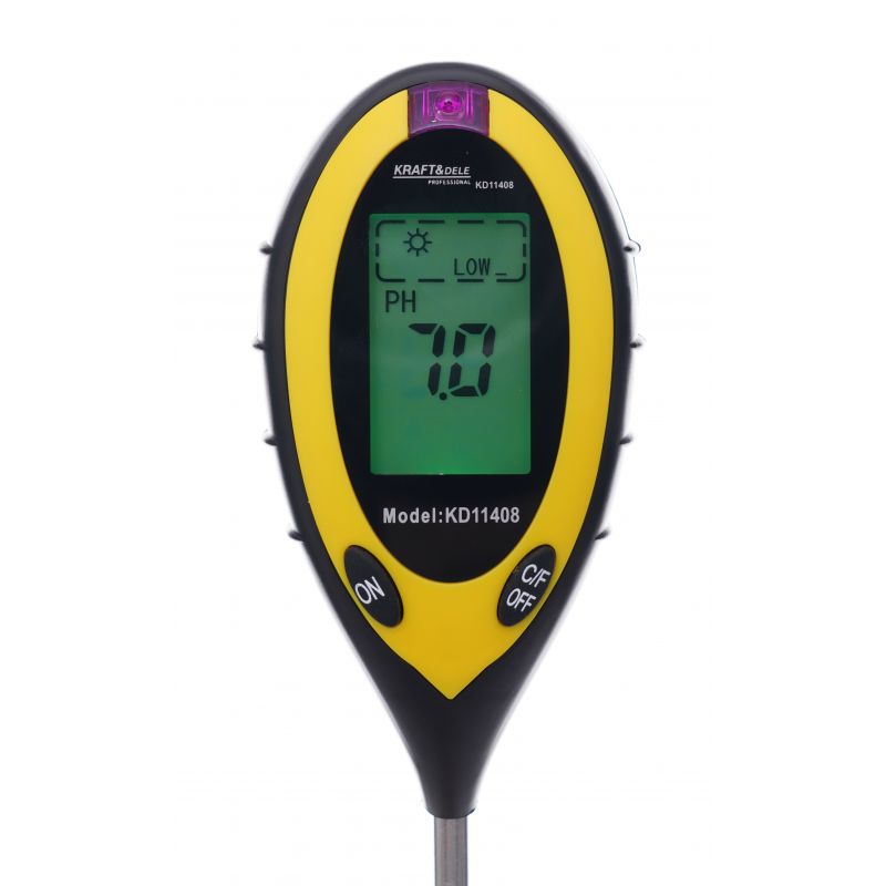 Kraft&Dele KD11408 Digitální měřič půdy půdní tester 4v1