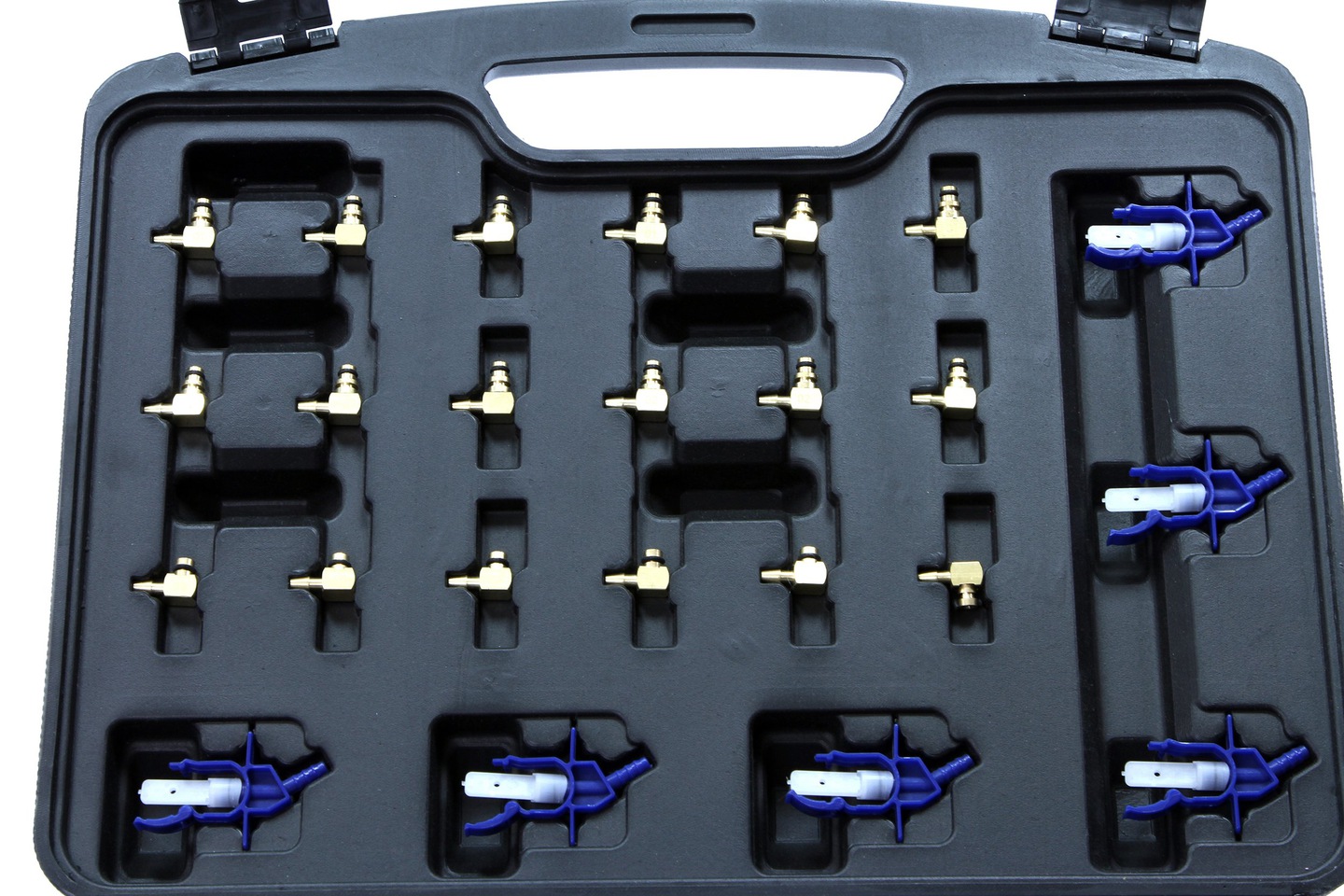 MAR-POL M57685 Tester vstřikovačů diesel s adaptéry 31ks