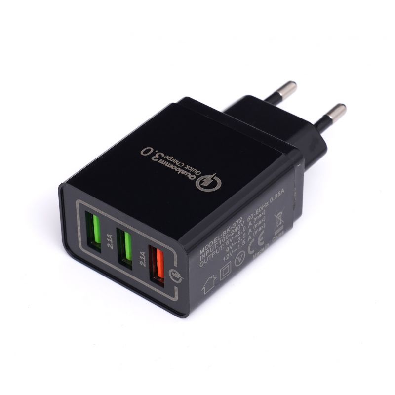 Kraft&Dele KD1237 Síťová nabíječka QUICK CHARGE 3xUSB 3.1A adaptér