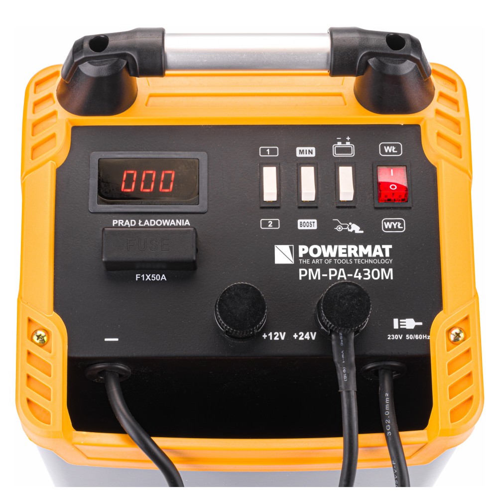 Powermat PM-PA-630M Nabíječka baterií se startováním 600A 12/24V autonabíječka