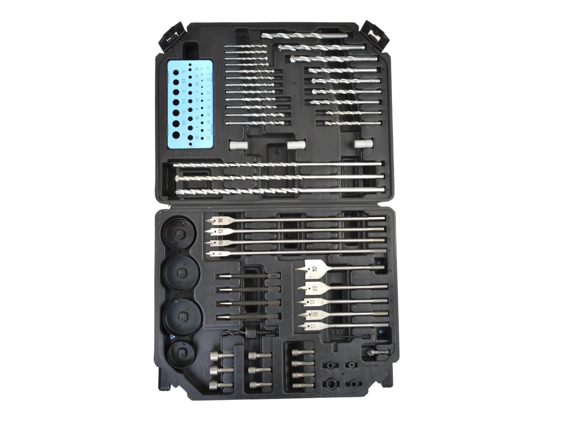 Silver S10414 Sada 300ks vrtáků a bitů do dřeva, kovu a betonu