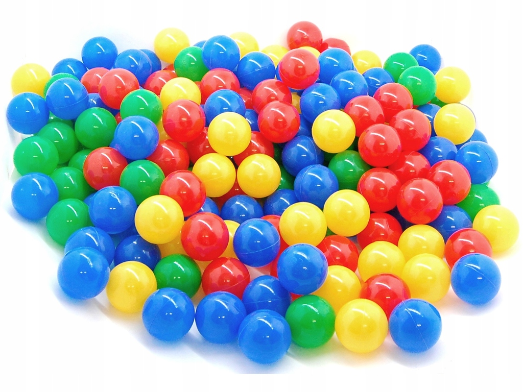 Barevné plastové míčky balónky do bazénu 100ks