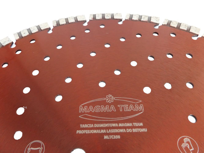 MAGMA MLTC351 Diamantový kotouč na beton, dlažbu laserový 350x25,4mm PROFI