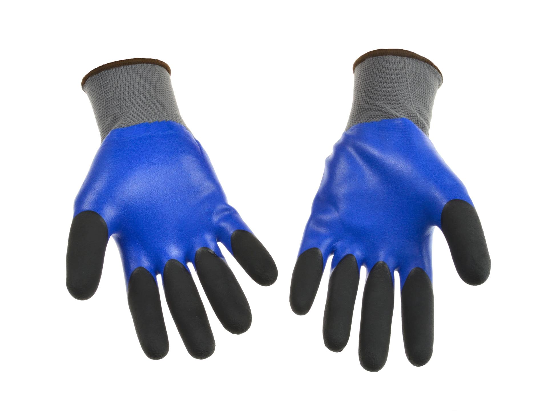 GEKO G73575 Ochranné pracovní rukavice 12 párů rukavic vel. 8 zesílené prsty latexové