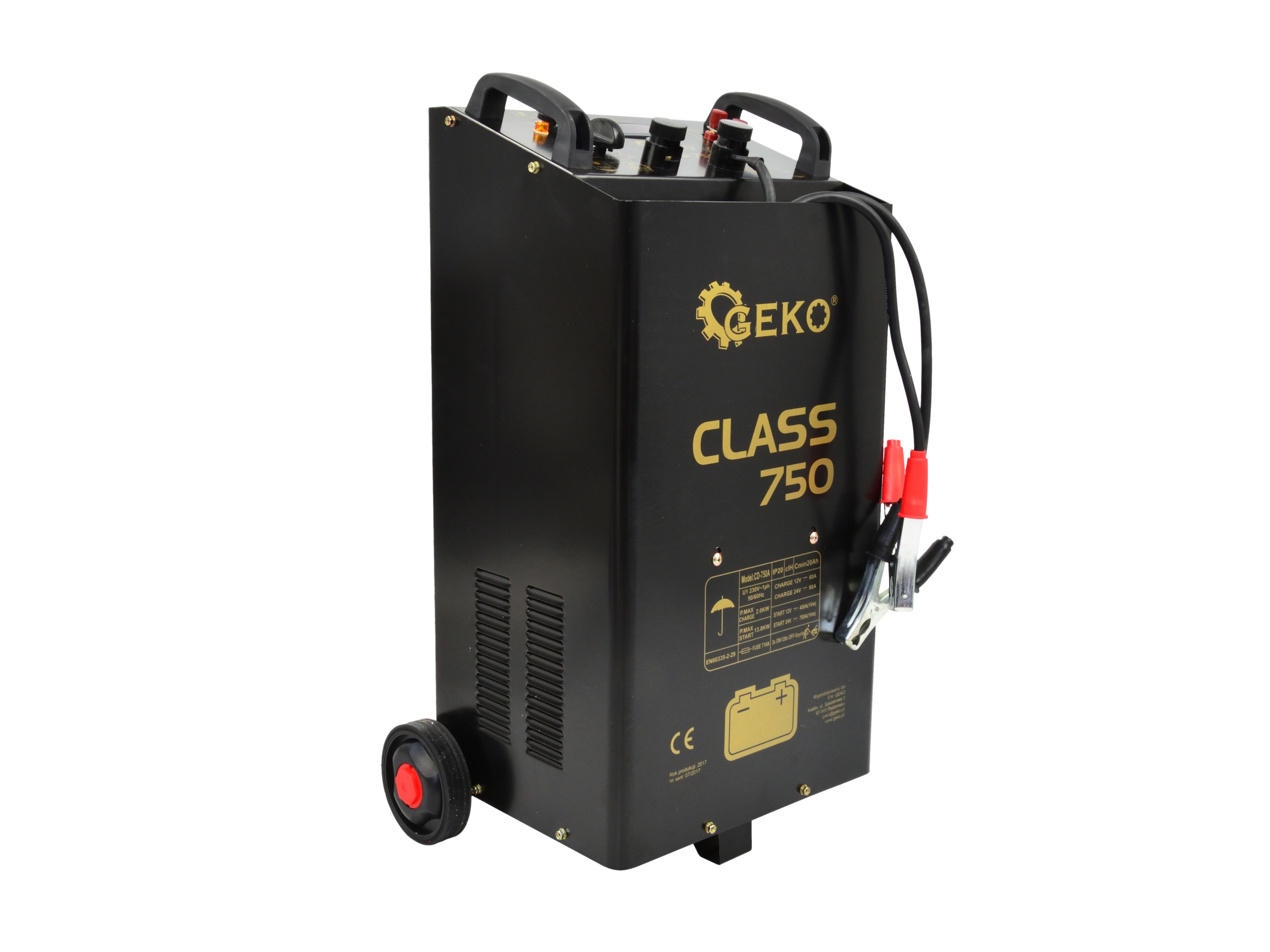 GEKO G80032 Autonabíječka startovací vozík se startem 700A 12V/24V Class 750