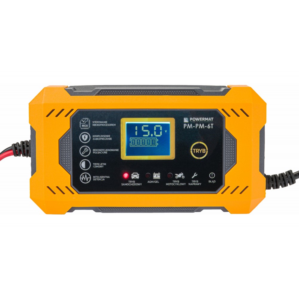 POWERMAT PM-PM-6T Mikroprocesorová nabíječka 6/12V