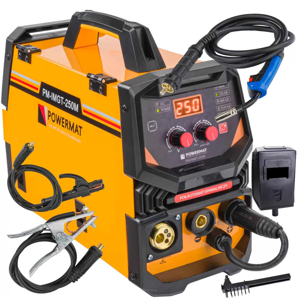 POWERMAT PM-IMGT-250M Invertorová svářečka 250A MIG/MAG/TIG/MMA