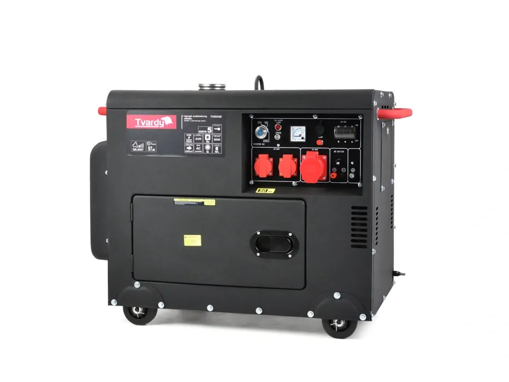 Tvardy T05008 Elektrocentrála s elektronickým startováním 11HP 6,4kW Diesel silent