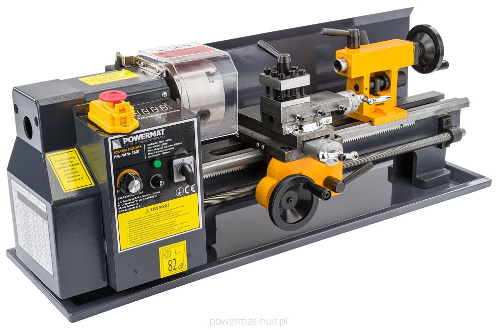POWERMAT PM-MTM-550T Elektrický stolní soustruh na dřevo a příslušenství SADA