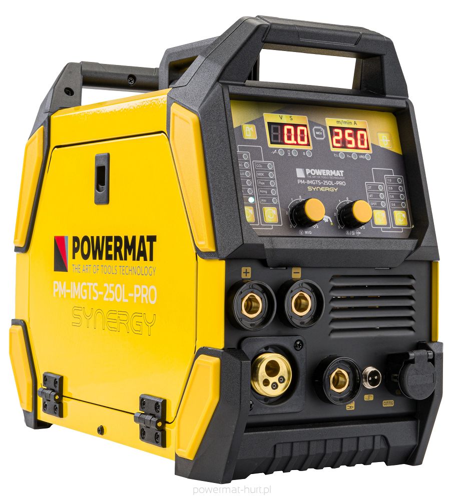 Powermat PM-IMGTS-250L-PRO INVERTOROVÁ ZVÁRAČKA INVERTOR MIG/MAG MMA TIG 250A Synergy
