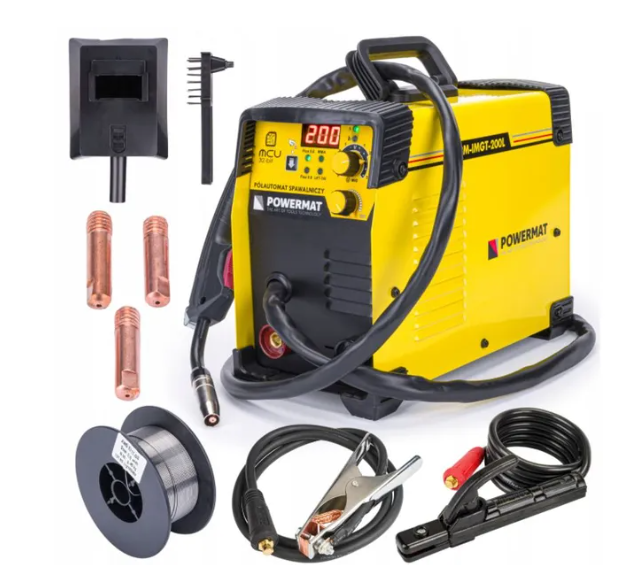 POWERMAT PM-IMGT-200L Invertorová svářečka 200A MIG/MAG MMA TIG