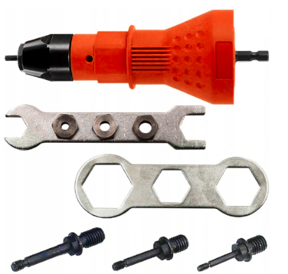 Kraft&Dele KD10557 ADAPTÉR PRO NÝTOVANÍ PRO ŠROUBOVÁK VRTAČKU NÁSTAVEC 