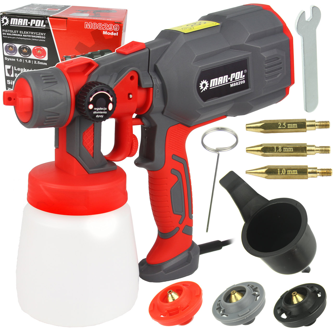Mar-Pol M88299 RIPPER ELEKTRICKÁ MALÍŘSKÁ PISTOLE 800ml