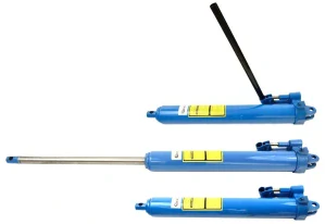 GEKO G02084 HYDRAULICKÝ VÁLEC 8T pákový zvědák píst do jeřábu dvojitá pumpa