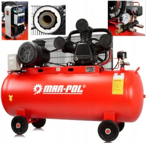 MAR-POL M88423  Kompresor olejový 300l 3 PÍSTY 7,5kW 1150 l/min třipístový W-0,9/8 W3090