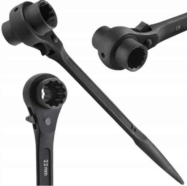 MAR-POL M53520 Klíč pro lešení oboustranný 19-22mm lešenářský