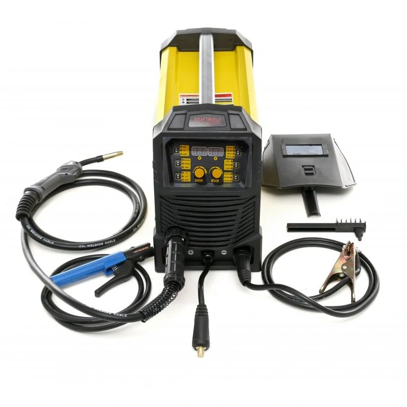 Kraft&Dele KD1834 Invertorová svářečka MIG MAG MMA TIG LIFT Synergy IGBT 240A LCD VELKÁ SADA!