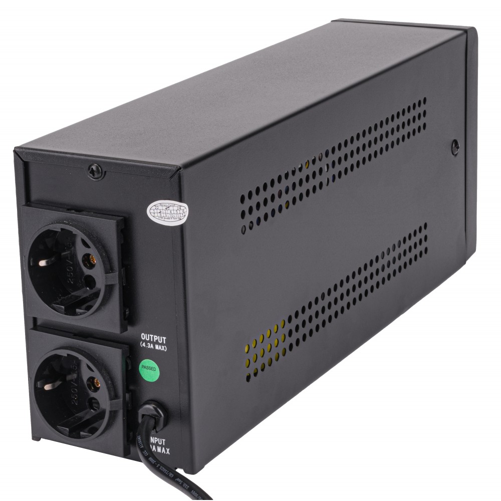 POWERMAT PM-UPS-650M Záložní zdroj pro PC servery s LCD (UPS) 650VA/360W