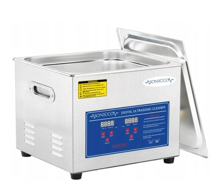 Sonicco ULTRA-040S Ultrazvukový čistič čistička 10l 240W LCD dezinfekce, viry