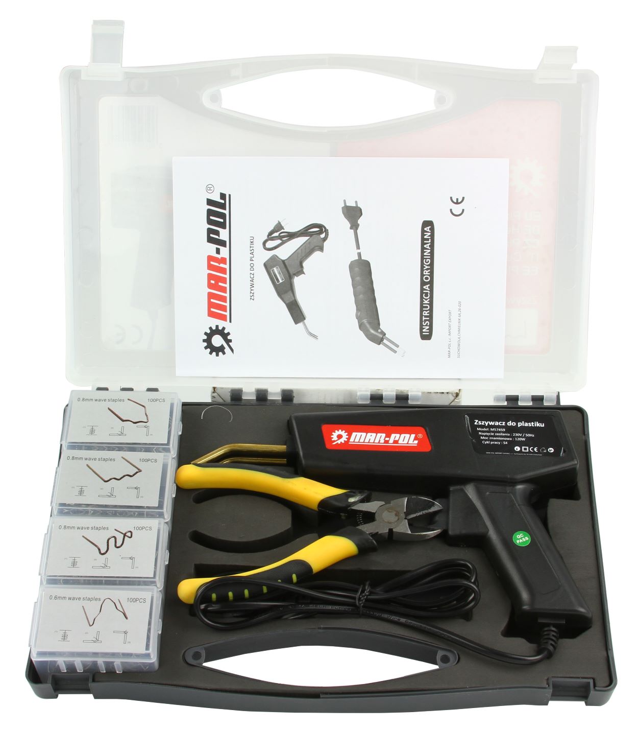 MAR-POL M57459 Svářečka plastů sešívačka na plasty 120W