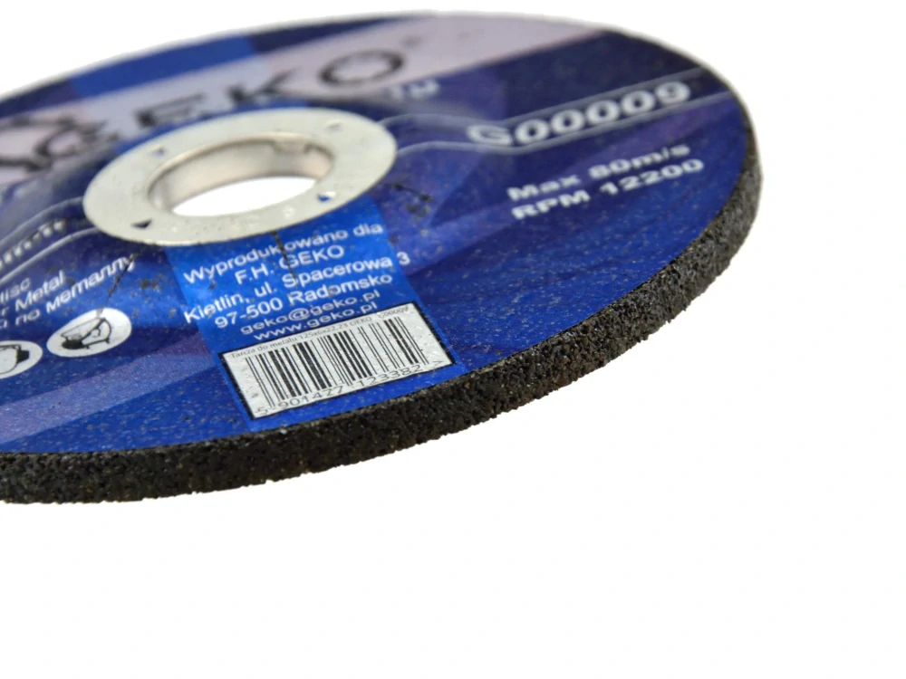 GEKO G00009 Brusný kotouč na kov broušení kovu 125mm 6x22,23mm 5kusů
