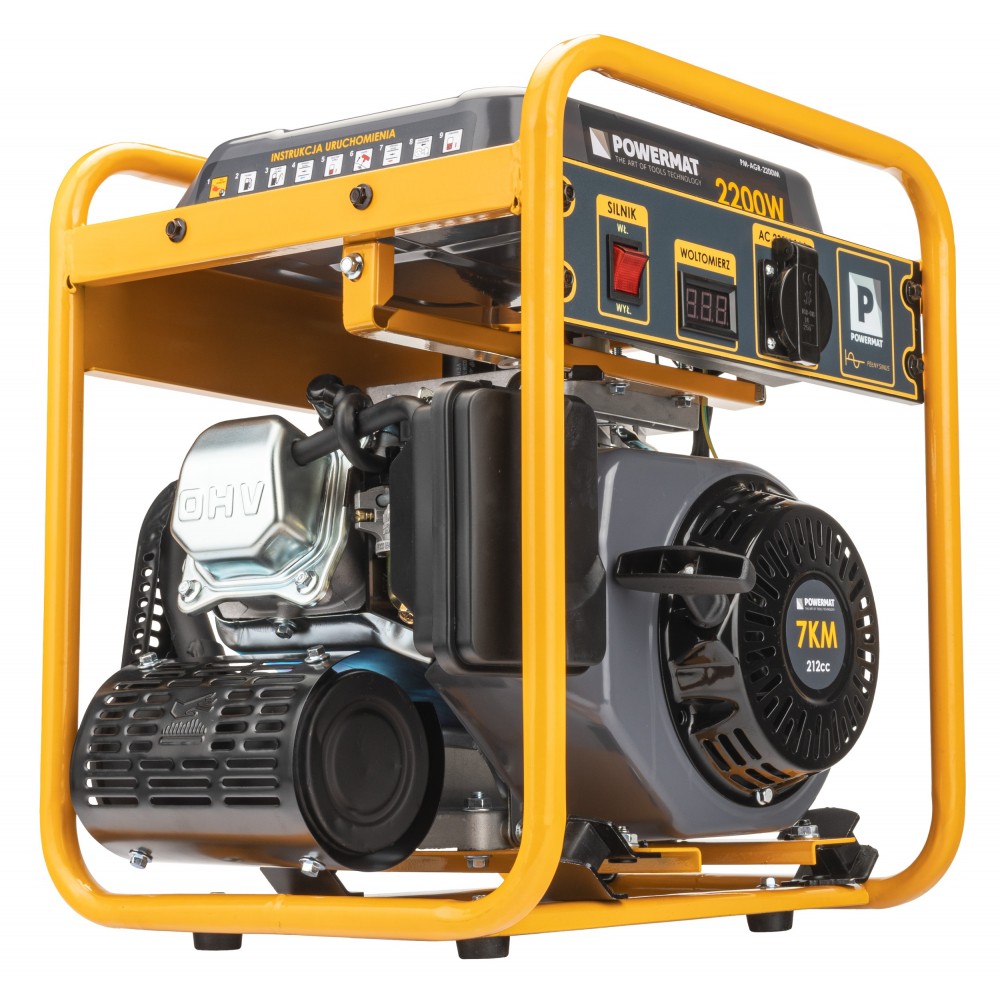 POWERMAT PM-AGR-2200IM INVERTOROVÁ ELEKTROCENTRÁLA GENERÁTOR 7HP 230V 2200W