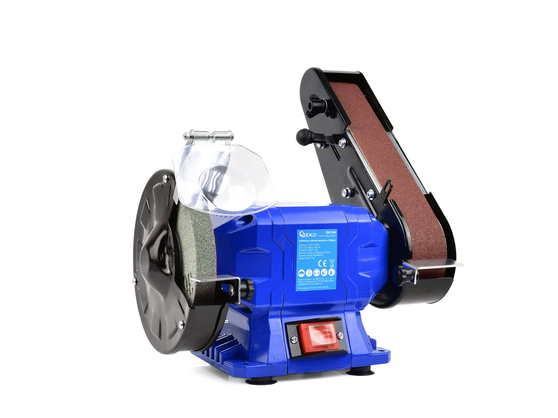 GEKO G81244 Stolní pásová bruska 150mm
